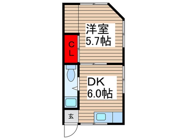 Ｐ－ＤＥ北小岩の物件間取画像